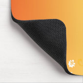 Orange Blume Mousepad (Ecke)