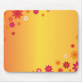 Orange Blume Mousepad (Vorne)
