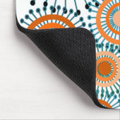 Orange Blume Mousepad (Ecke)