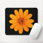 Orange Blume Mousepad (Mit Mouse)