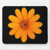 Orange Blume Mousepad (Vorne)