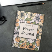 Orange Blume Name Gebet Journal Notizblock