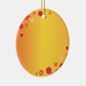 Orange Blume Ornament (Rechts)