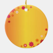 Orange Blume Ornament (Hinten)