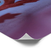 Orange Blume Poster (Ecke)