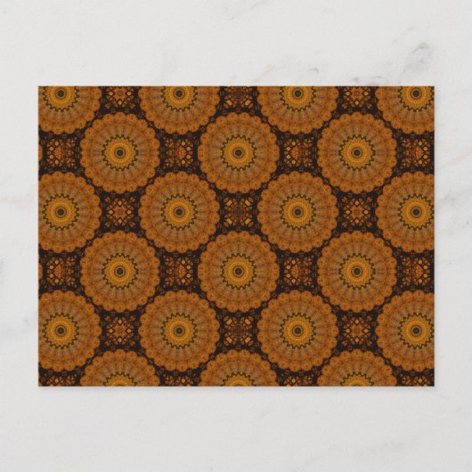 Orange Blume Postkarte (Vorderseite)