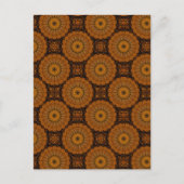 Orange Blume Postkarte (Vorderseite)