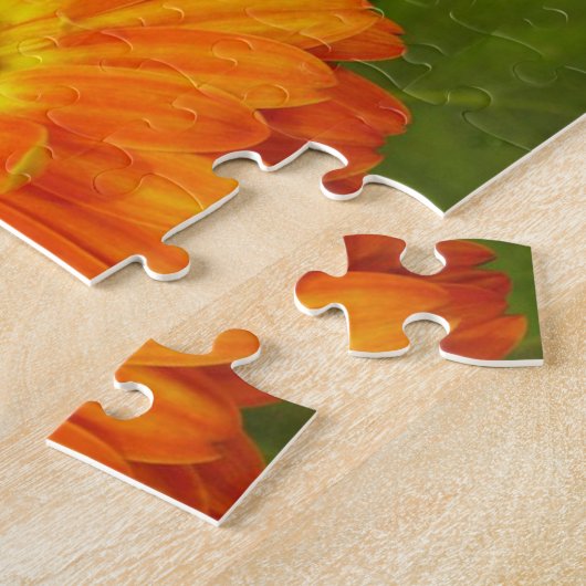 Orange Blume Puzzle (Seite)