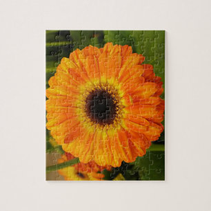 Orange Blume Puzzle