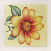 Orange Blume Puzzle (Horizontal)