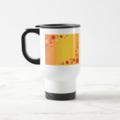 Orange Blume Reisebecher (Links)