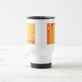 Orange Blume Reisebecher (Mittel)
