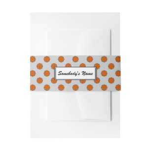 Orange Blume Ribbon (Pers) von Kenneth Yoncich Einladungsbanderole