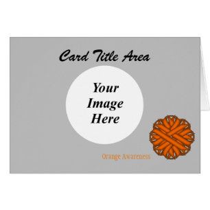 Orange Blume Ribbon Template von Kenneth Yoncich