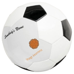 Orange Blume Ribbon Template von Kenneth Yoncich Fußball