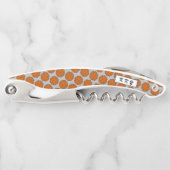 Orange Blume Ribbon von Kenneth Yoncich Kellnermesser (Vorderseite)