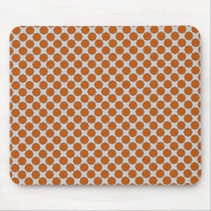 Orange Blume Ribbon von Kenneth Yoncich Mousepad