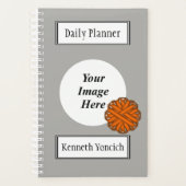 Orange Blume Ribbon von Kenneth Yoncich Planer (Vorderseite)