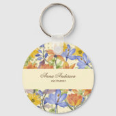 ORANGE-BLUME SCHLÜSSELANHÄNGER (Vorderseite)