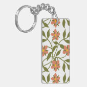 ORANGE-BLUME SCHLÜSSELANHÄNGER (Vorderseite links)