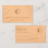 Orange Blume Shade Energy Healing Sun Visitenkarte (Vorne/Hinten)