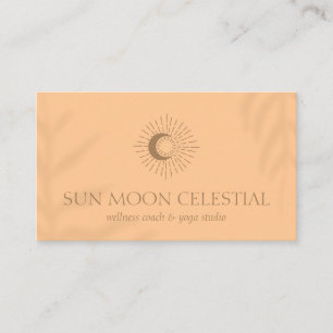 Orange Blume Shade Energy Healing Sun Visitenkarte