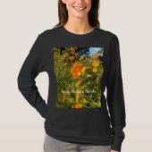 Orange Blume T - Shirt (Vorderseite)