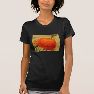 Orange Blume T-Shirt