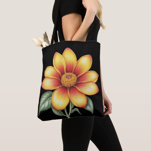 Orange Blume Tasche (Von Nahem)