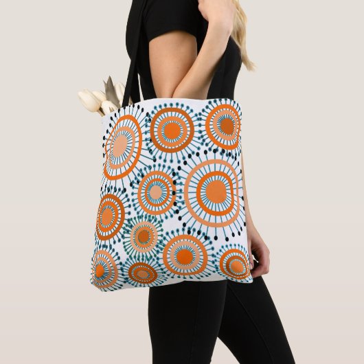 Orange Blume Tasche (Von Nahem)