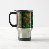 Orange Blume Tasse (Links)