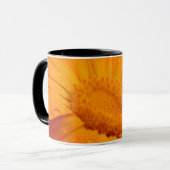 Orange Blume Tasse (Vorderseite Links)