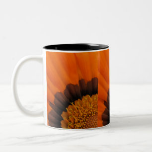 Orange Blume Tasse