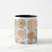 Orange Blume Tasse (Zentrum)