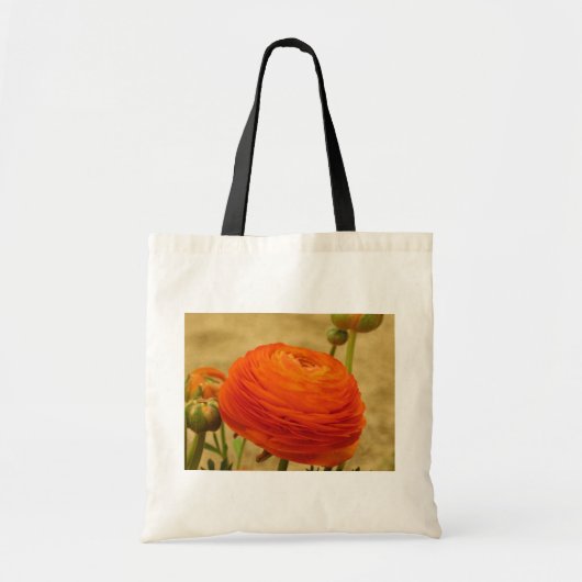 Orange Blume Tragetasche (Vorne)