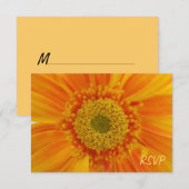 Orange Blume UAWG Einladung (Vorne/Hinten)