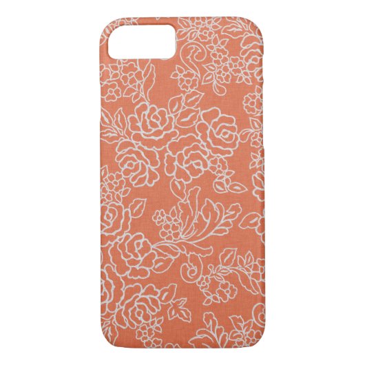 Orange Blumen-Museum LA Iphone Kasten Case-Mate iPhone Hülle (Rückseite)