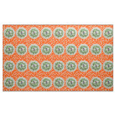 Orange Blumen Western Bluebird Fabric Stoff (Yard (91,4 cm))