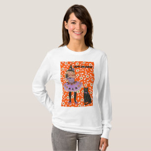 Orange Blumenzunge Top! T-Shirt