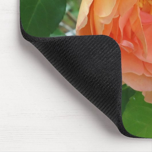 Orange Blush Rose Mousepad (Ecke)
