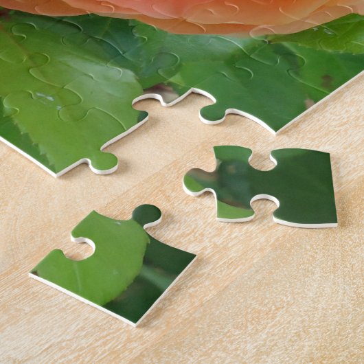 Orange Blush Rose Puzzle (Seite)