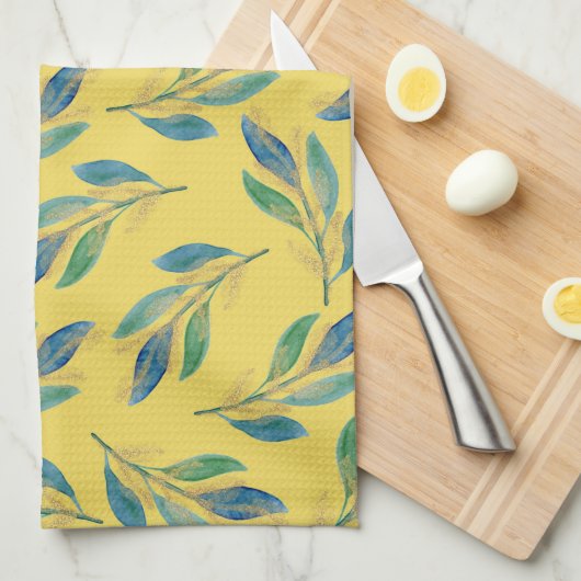 Orange Blut Geschirrtuch (Viertel Falte)