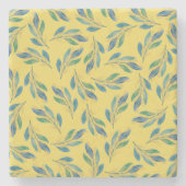 Orange Blut Steinuntersetzer (Vorderseite)