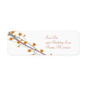 Orange Blüte
