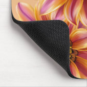 Orange Blüte personalisiertes Mousepad (Ecke)