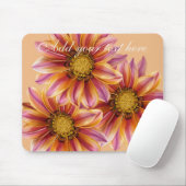 Orange Blüte personalisiertes Mousepad (Mit Mouse)