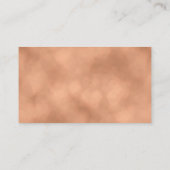 Orange Boho Cactus Honeymoon Fund Enclosure Card Visitenkarte (Rückseite)