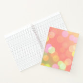 Orange Bokeh Bullet Journal / Linken Notebook Notizblock (Innenseite)