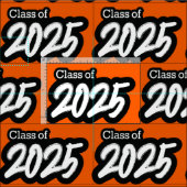 Orange Bold Brush Class von 2025 Stoff (Kachel)