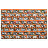 Orange Bold Brush Class von 2025 Stoff (Fat Quarter (45,7 x 55,9 cm))